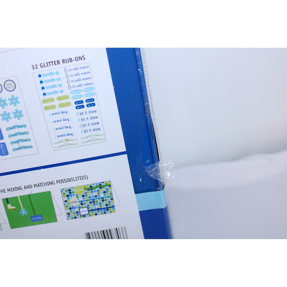 KI Memories Winter Cardmaking Gift Tin 800+ Pieces 20 Designer Cards 9346 NEW - Picture 4 of 4